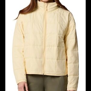 Columbia Pale Yellow Packable Puffer Jacket